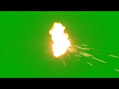 FREE MUZZLE FLASHES GREEN SCREEN | Gun Fire & Smoke VFX (Side + Front View) #GunVFX
