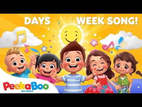 “Days of the Week Song for Kids | Learn Sunday to Saturday | Fun Rhyme”