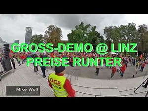 GROSS-DEMO @ LINZ - tausende teilnehmer