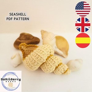 Seashell Crochet Pattern, Amigurumi Pattern, Shell, Caracola - Etsy
