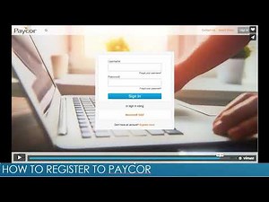 Paycor Register Tutorial