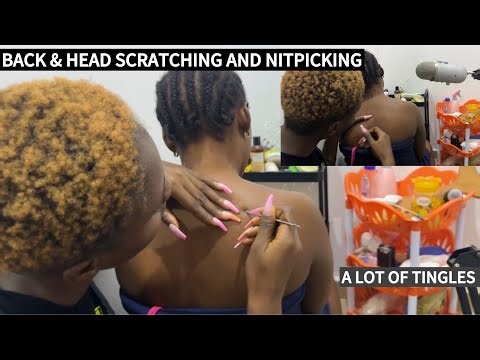 ASMR BACK NITPICKING & SCRATCHING FAST AND AGGRESSIVE FOR MAX TINGLES & DEEP SLEEP | VERY RELAXING