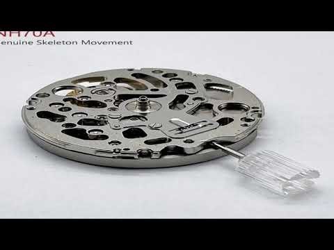 A must-have product! Japan Genuine NH70 NH70A Mechanical Movement 24 Jewels Skeleton Mechanism Mod