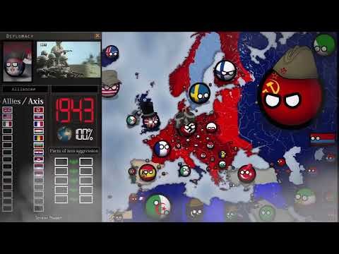 History of WWII in Europe (1939-1945) | CountryBalls