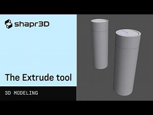 The Extrude tool | 3D Modeling Fundamentals: Extrude, Revolve, and Loft