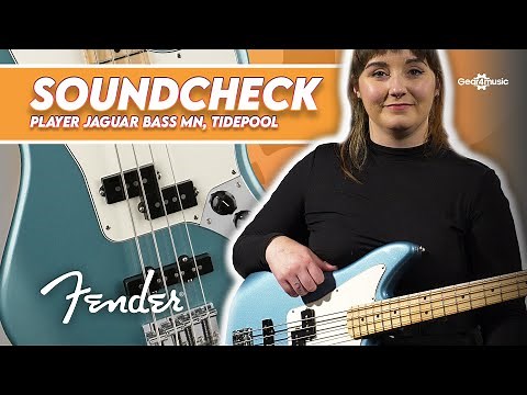 SOUNDCHECK | Fender Player Jaguar Bass MN, Tidepool