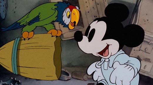 In this classic short, a stormy night and a stowaway parrot scare poor Mickey and Pluto! Watch: | Mickey Mouse