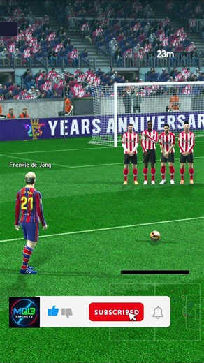 Frenkie de Jong Free-Kick MAGIC 🎯🔥 | PES 2013 Patch 2021