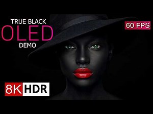 OLED True Black Test - 8K HDR 60FPS TV Screen Demo