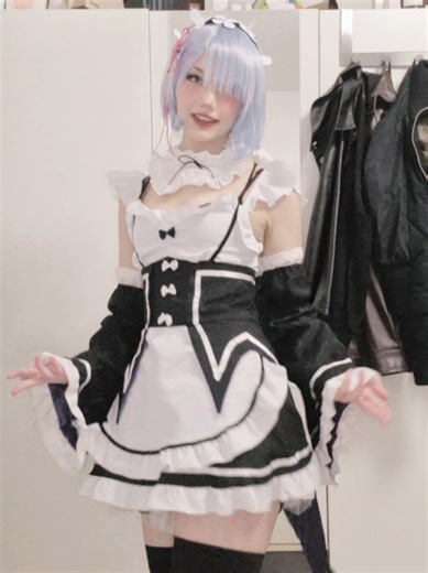 New Wig Transformation: Rem from Re:Zero Cosplay