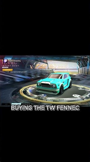 Buying the TW FENNEC!😱😱 #rocketleague