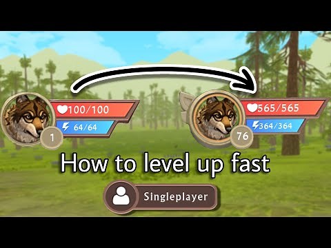 WildCraft: How To Level Up FAST In Single Player