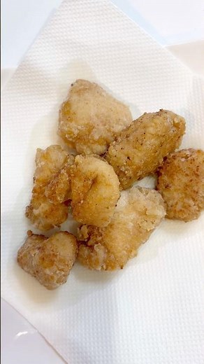 時短✨鶏胸肉の唐揚げ🩵 Fried Chicken #アレンジ #唐揚げ#時短レシピ