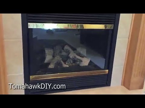 How to Clean Fireplace Glass (Get Rid of White Film on Gas Fireplace)