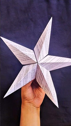 5 Minute Star Craft 🌟 | Simple DIY Paper Star Tutorial #youtubeshorts #ytshorts #shorts