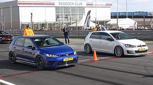Golf 7 R vs GTI Clubsport vs Nissan GT-R
