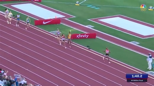 5.1M views · 43K reactions | The women's 800m was a battle to the finish.  Nia Akins, Allie Wilson and Juliette Whittaker all qualify for their first Olympic Games! : NBC & Peacock TV #MTUSA | #TrackFieldTrials24 | Team USA | Facebook