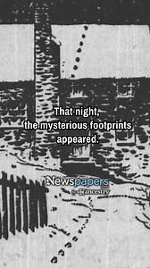 A 170-year-old mystery! In 1855, strange markings appeared in the snow across Devon, England, sparking whispers of the "Devil's Footprints." What caused this bizarre phenomenon? Watch and decide for yourself. Still curious? Read one of the original 1855 newspaper articles about the event: https://www.newspapers.com/article/the-bristol-mirror-extraordinary-occurr/165166662/ | Newspapers.com