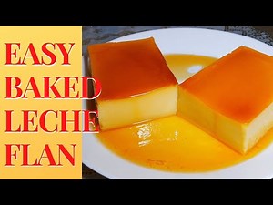 Easy Baked Leche Flan - PERFECT SMOOTH CREAMY LECHE FLAN - VLOG#03