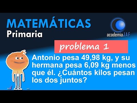 Problema con números decimales - Ejercicio 1 - Matemáticas