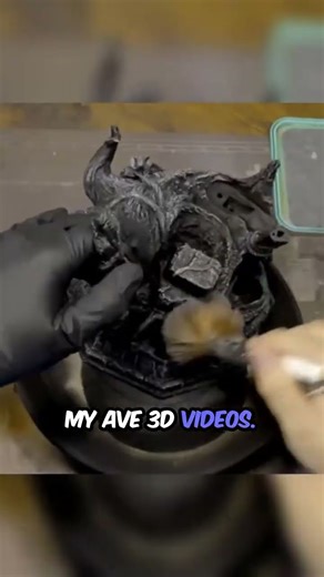 Painting Lara Croft Tomb Raider - Painting a Diorama Base #3dprinting #tombraider