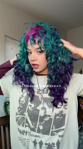 Posting routine tdy 😼 #curlyhair #dyedhair #curls #curlyhairroutine | hair