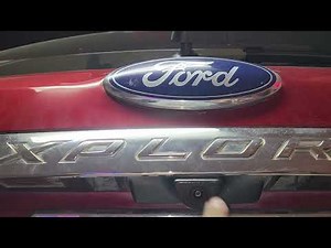 2013 Ford Explorer XLT Rear Camera Replacement