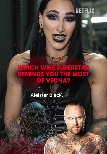 We asked WWE Superstars who in the locker room reminds them most of Vecna 😂 WWE 🤝 Stranger Things on January 5. LIVE only on Netflix. 8 PM ET | 5 PM PT #WWEonNetflix #WWE #StrangerThings