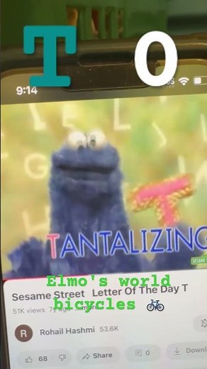 T 0 Elmo's world bicycles 🚲