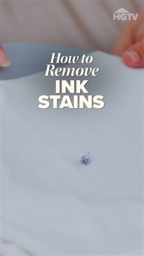 76K views · 173 reactions | Whoops! The moment you get a little ink stain, don’t panic. Rubbing alcohol will do the trick! ✔️ | HGTV | Facebook