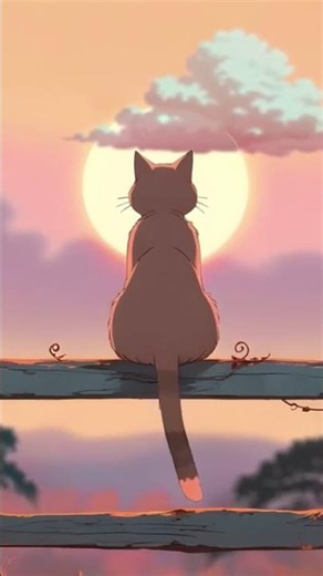 When your cat understands life better than you 😿#relaxingmusic #shorts #lofipiano