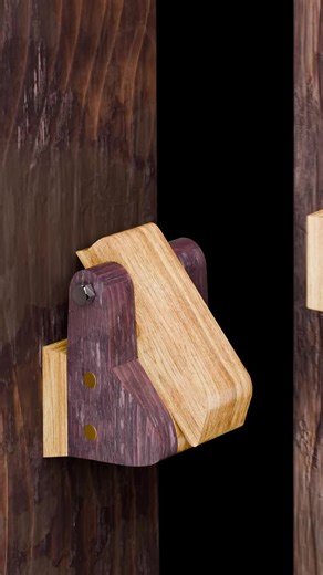 Simple DIY Wooden Auto-Lock Door Latch