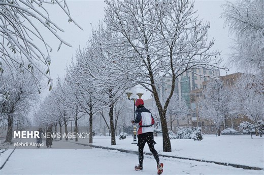 VIDEO: Autumn snow in Rasht