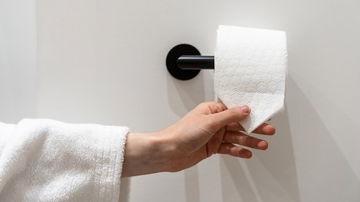 How To 'Stamp' Your Toilet Paper Roll For A Fancy Hotel Finish - House Digest