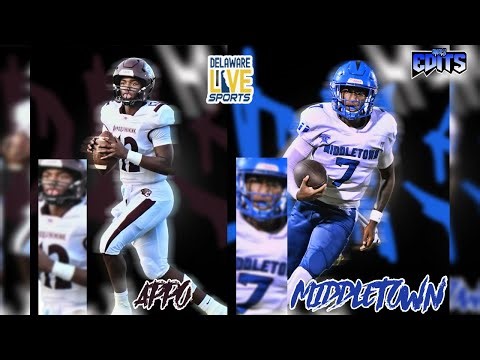 Middletown visits Appoquinimink Football LIVE from Appo