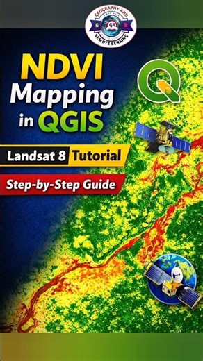 NDVI in QGIS| NDVI Calculation #shortvideo