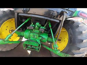 Finishing the John Deere 2950