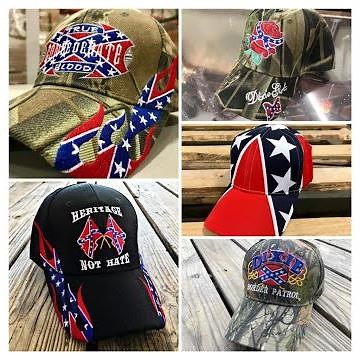 Caps and Hats available at Rebel Nation your Confederate Flag Headquarters!