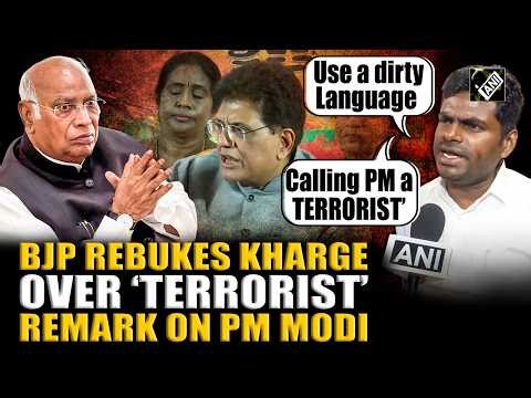 ‘Calling PM Modi a Terrorist, should issue a public apology’ BJP blasts Mallikarjun Kharge