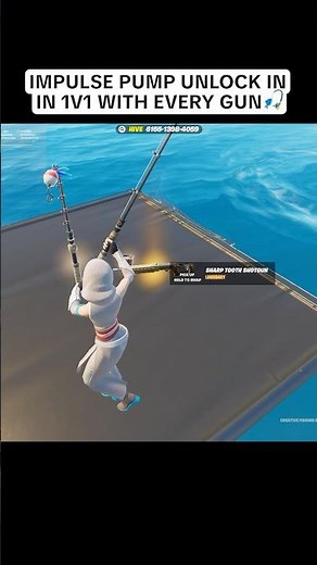 IMPULSE PUMP UNLOCK IN 1V1 WITH EVERY GUN 🎣