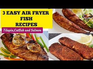 Air fryer Fried Fish 🐟 Recipes. How to Cook Fish in The Air Fyrer for a Healthy Dinner Meal