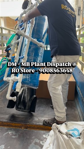RO Store - RO Plants/Uf Plants/STP/WTP Manufacturers on Instagram: "DM + MB Plant Dispatch @RO Store - 9008563648. Demineralised Plant, Plant for Dialysis. #dmplant #mixedbed #processindustry #hospital #dialysis"