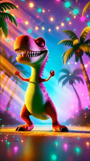 Dancing Dino Goes Viral! 🦖🔥 #TikTokDanceChallenge