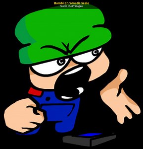 Bambi Chromatic Scale Modding Tool for Friday Night Funkin' | FNF Modding Tools