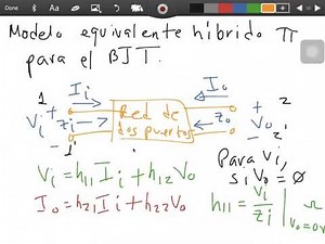 Modelo híbrido pi BJT