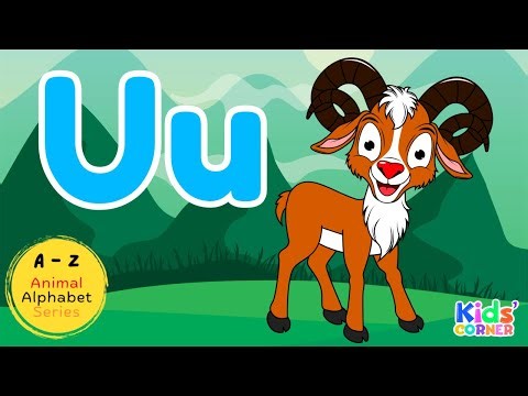 Letter U | Animals that Start with U | Learn Animal Names | English Vocabulary for Kids