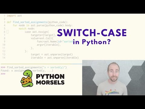 switch case in Python? It's not match case It's a dictionary!
