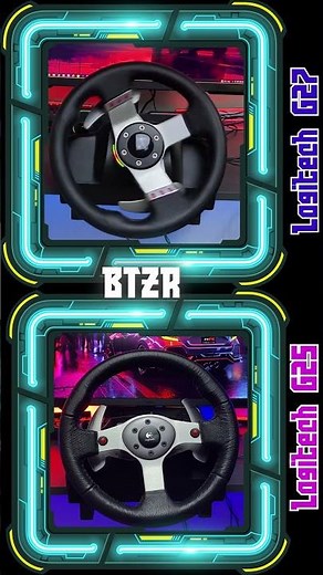 Logitech G25 vs Logitech G27