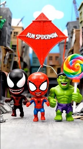 Spider-Man Kid Does Good Deeds, and the Reward Is Well Deserved #spiderman #joker #shorts