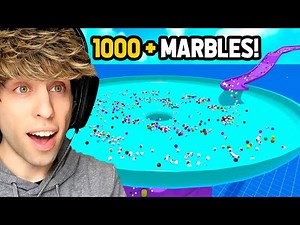 1000 Marbles VS GIANT Funnel! | Marble World